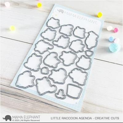 Mama Elephant Creative Cuts - Little Raccoon Agenda